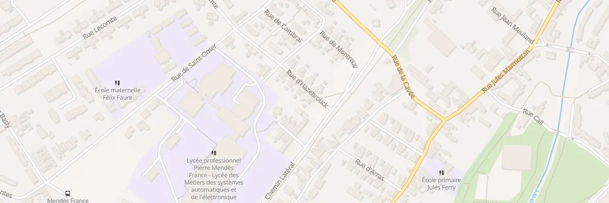 Plan du 154 Rue d’Hazebrouck à Bruay-la-Buissière