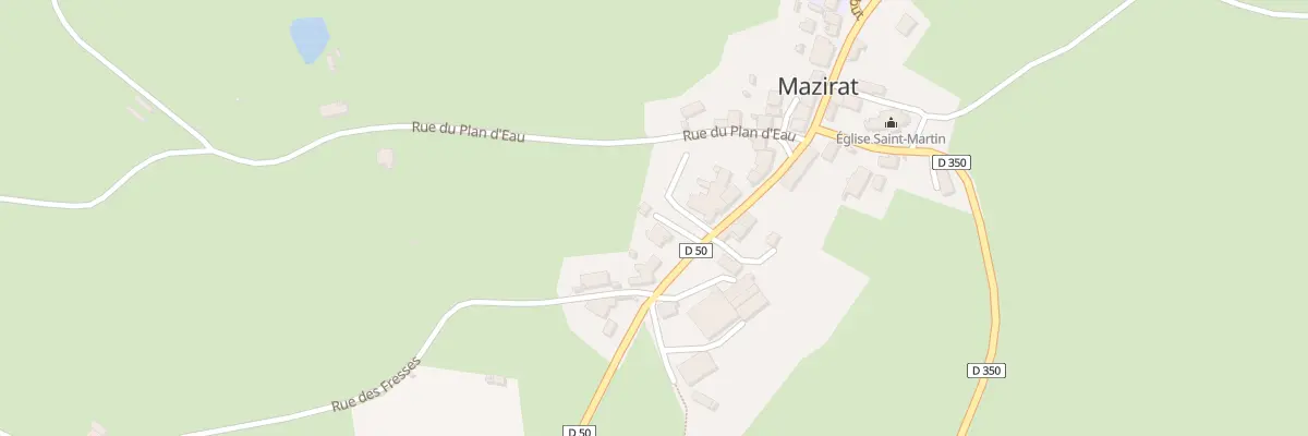 Plan du 30 Rue des Dames de Charly à Mazirat