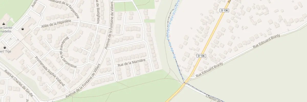 Plan du 21 Rue de la Marnière à Sucy-en-Brie