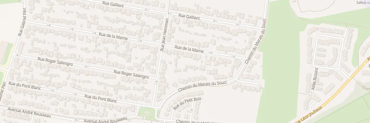 Plan du 72 Rue de la Marne à Sevran