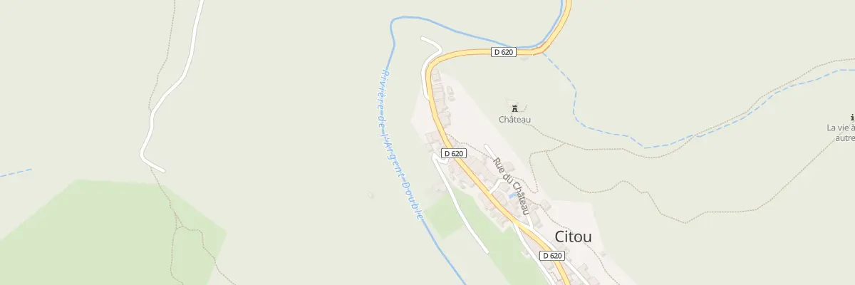 Plan du 2 Le Village à Citou