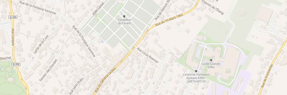 Plan du 1 Rue Louis Roemer à Gagny