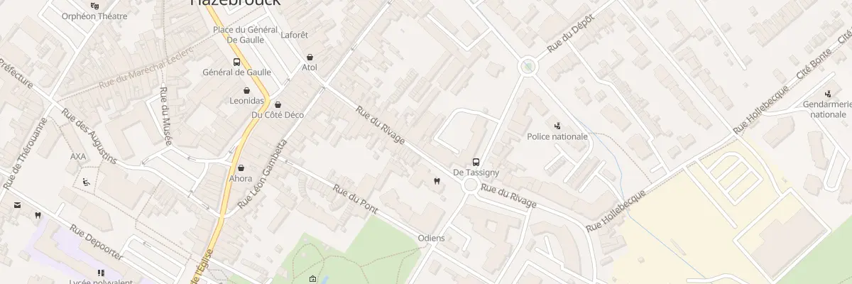 Plan du 37 Rue du Rivage à Hazebrouck