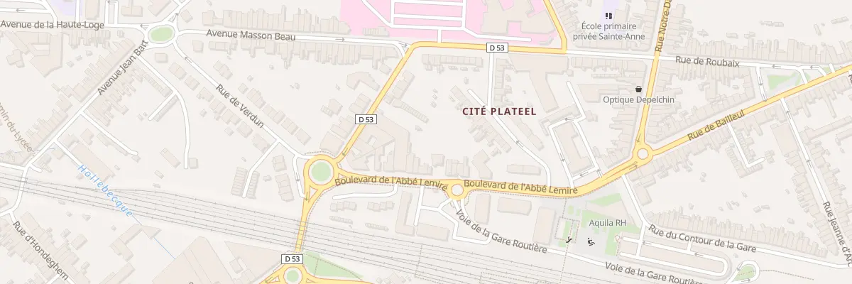 Plan du 65 Bd de l’Abbé Lemire à Hazebrouck