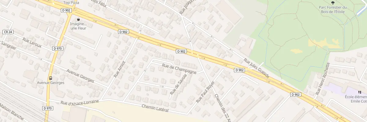 Plan du 12 Rue de Champagne à Gagny
