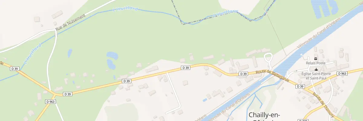 Plan du 36 Rte de Bellegarde à Chailly-en-Gâtinais