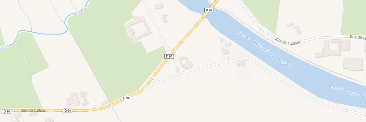 Plan du 1684 Rue de Lalleau à Robecq