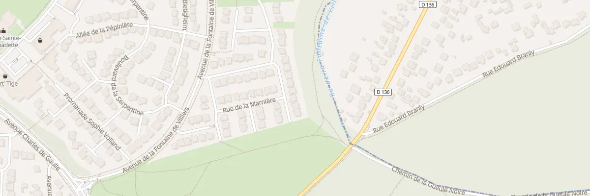 Plan du 25 Rue de la Marnière à Sucy-en-Brie