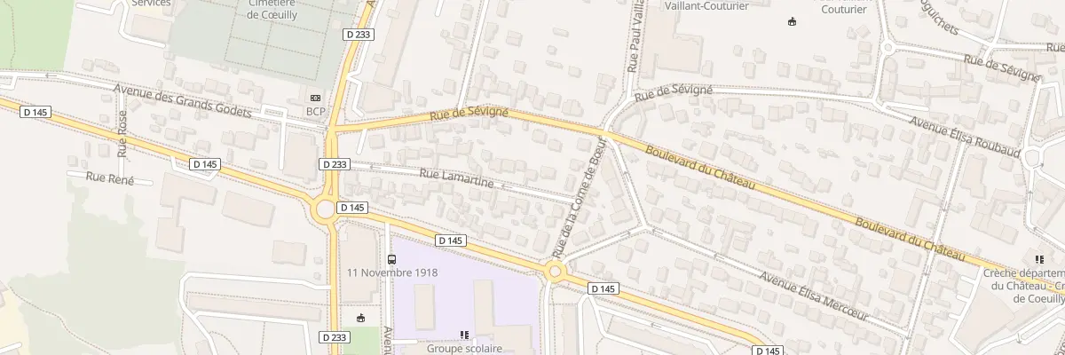 Plan du 29 Rue Lamartine à Champigny-sur-Marne