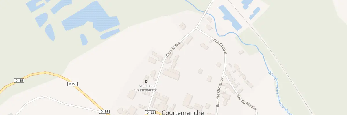 Plan du 8 Gr Grande Rue à Courtemanche