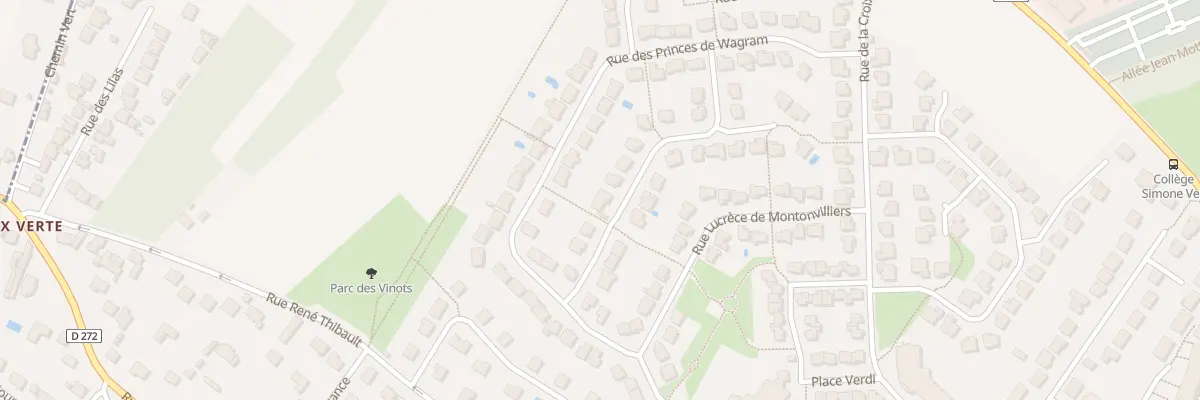 Plan du 7 Rue Mme de la Guette à Mandres-les-Roses