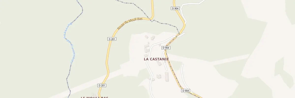 Plan du 5055 La Castanie à Golinhac
