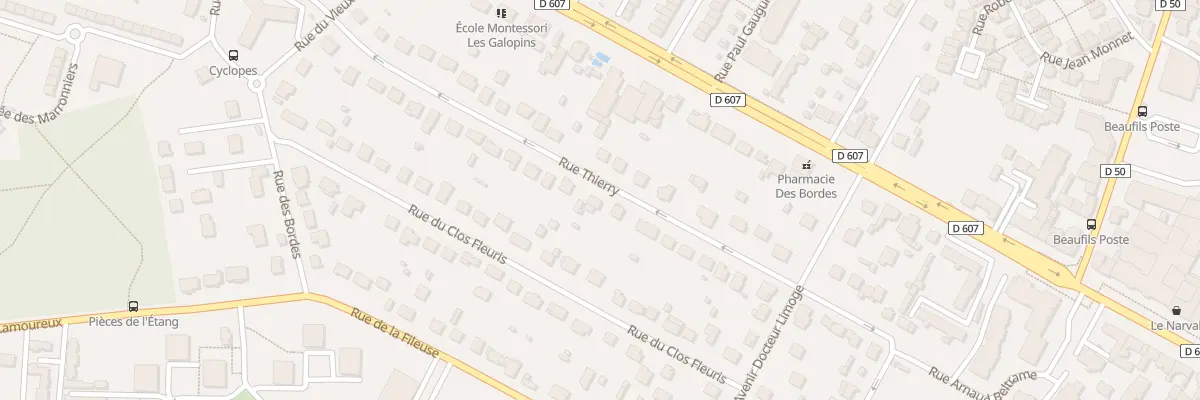 Plan du 15 Rue Thierry à Saint-Fargeau-Ponthierry