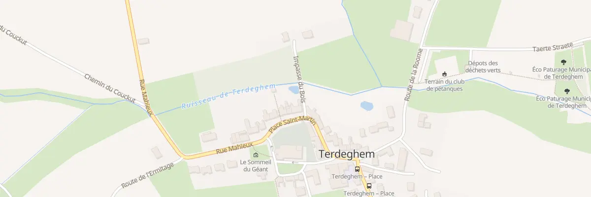 Plan du 116 Pl Saint Martin à Terdeghem