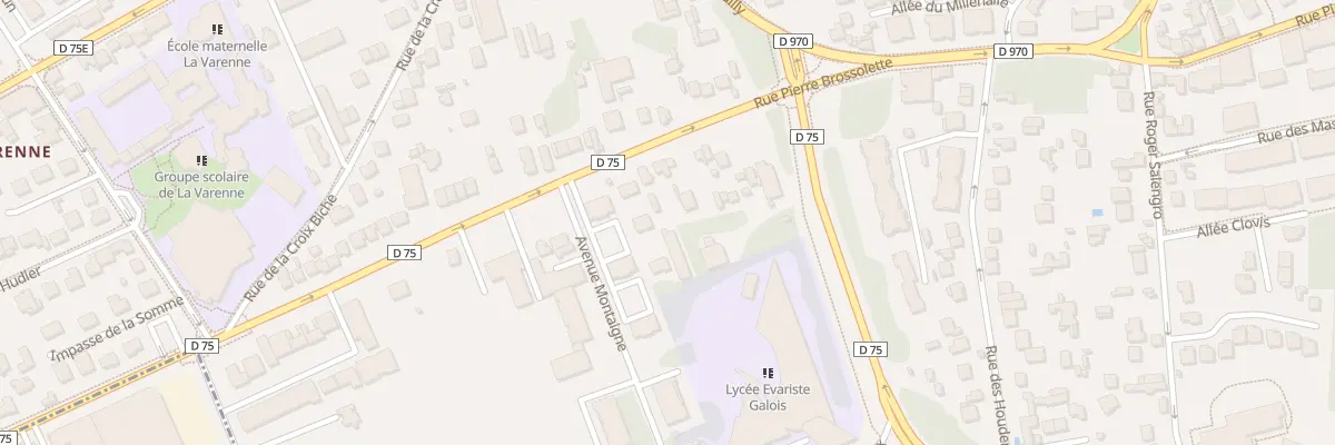 Plan du 44 Rue Pierre Brossolette à Noisy-le-Grand