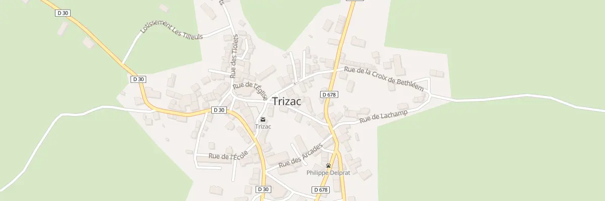 Plan du 5 Rue du Lavoir à Trizac