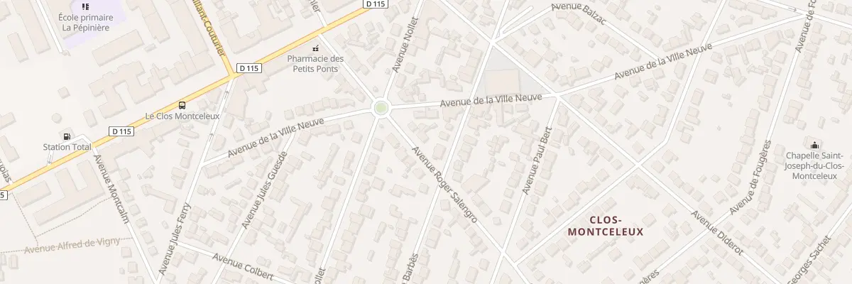 Plan du 15 Av Roger Salengro à Villepinte