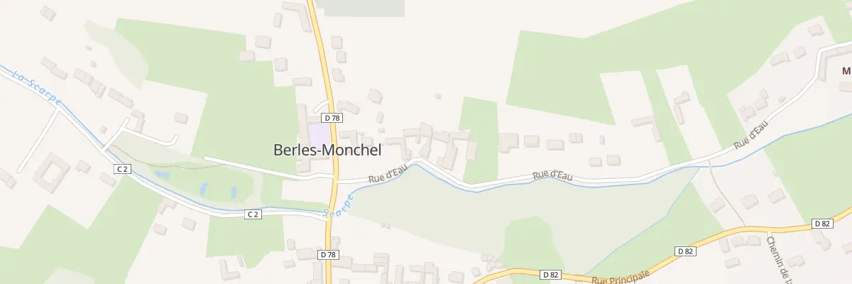 Plan du 45 Rue d’Eau à Berles-Monchel