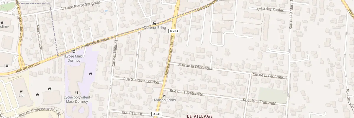 Plan du 1 Rue de la Fédération à Champigny-sur-Marne