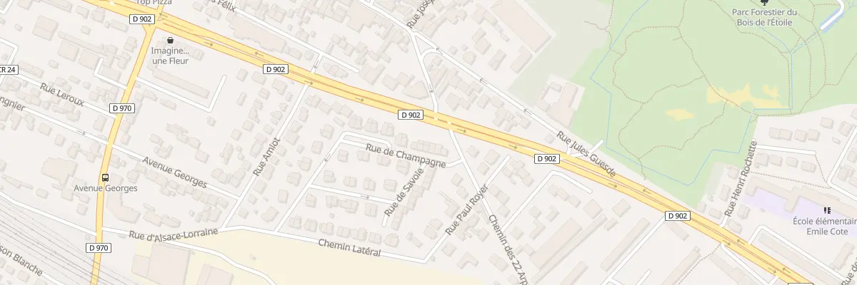 Plan du 8 Rue de Champagne à Gagny