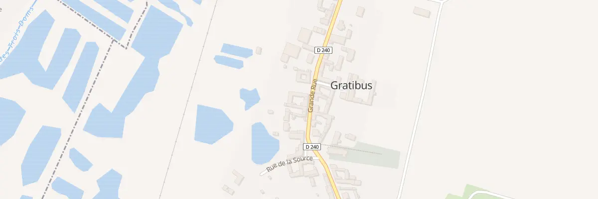 Plan du 25 Gr Grande Rue à Gratibus