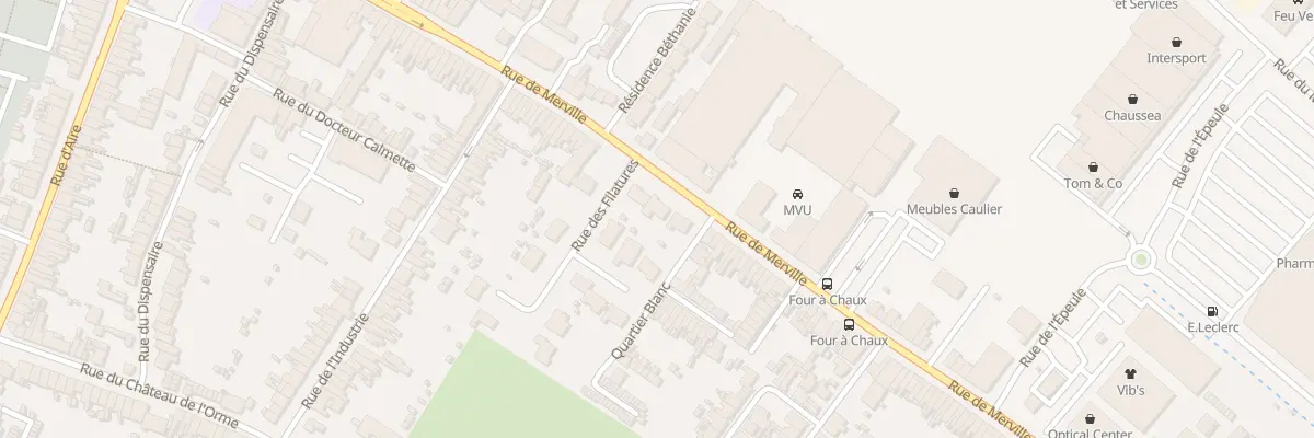 Plan du 94 Rue de Merville à Hazebrouck