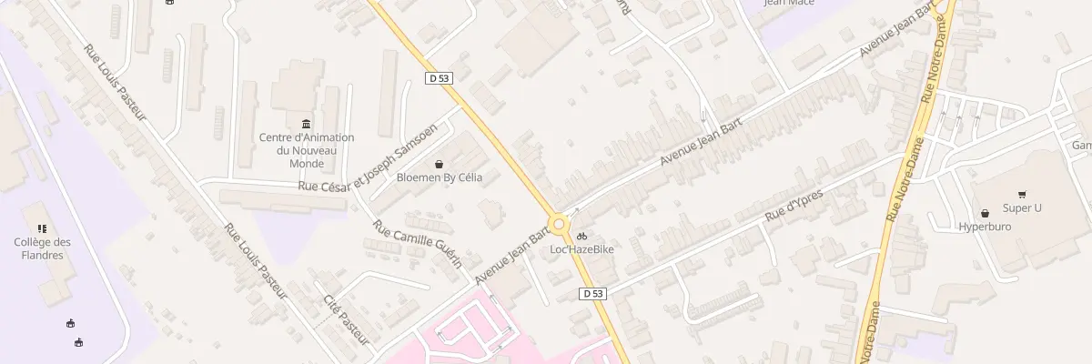 Plan du 8 Rue Verlyck à Hazebrouck