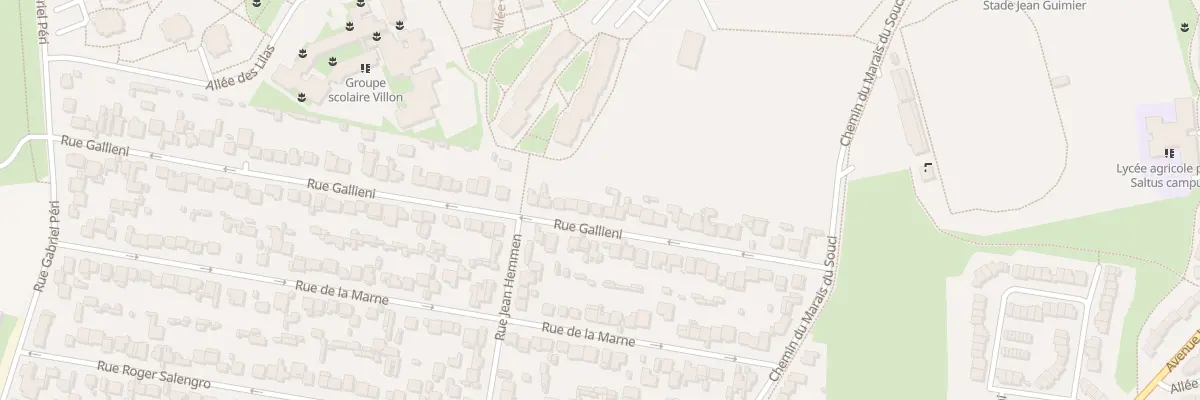 Plan du 71 Rue Galliéni à Sevran