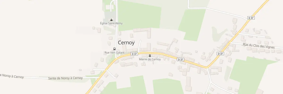 Plan du 21 Rue Saint-rémy à Cernoy