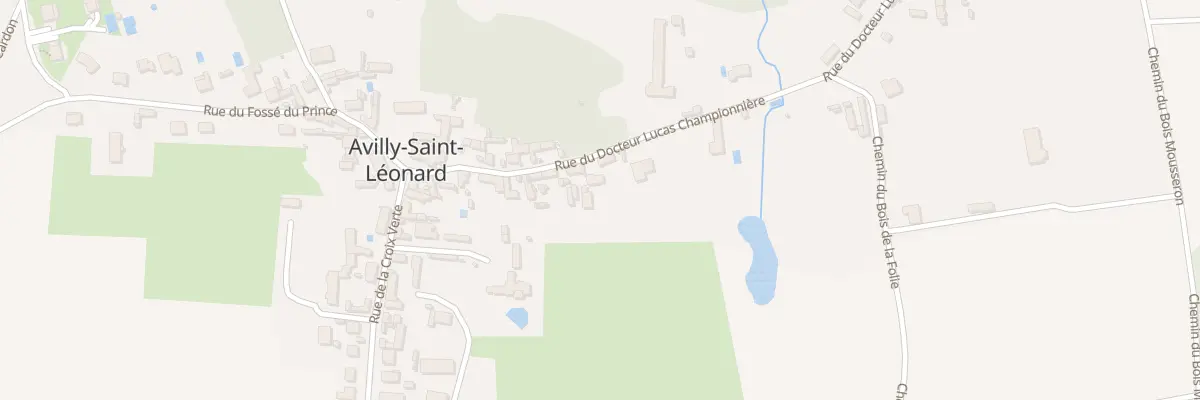 Plan du 20 Rue du Dr Lucas Championniere à Avilly-Saint-Léonard