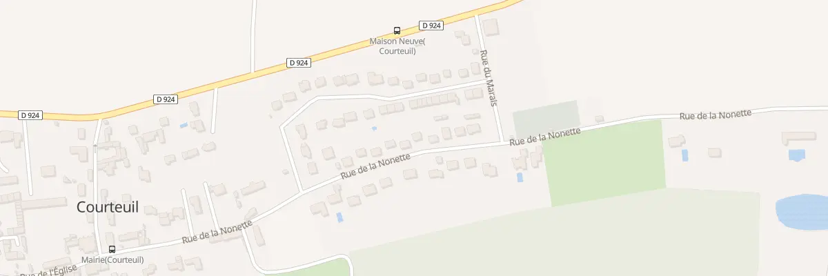 Plan du 25 Rue de la Nonette à Courteuil