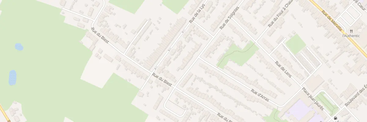 Plan du 34 Rue de Soignies à Hazebrouck