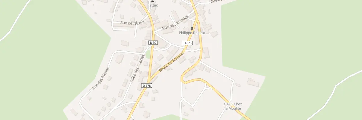 Plan du 1 Rte de Mauriac à Trizac