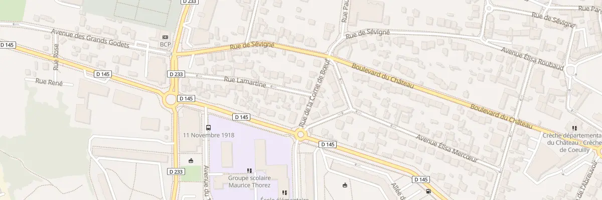 Plan du 8 Rue de la Corne de Boeuf à Champigny-sur-Marne