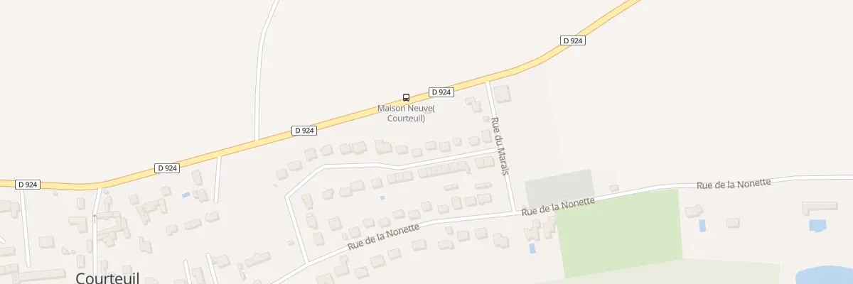 Plan du 10 Rue de l’Abbe Prevost à Courteuil
