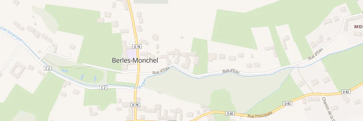 Plan du 43B Rue d’Eau à Berles-Monchel