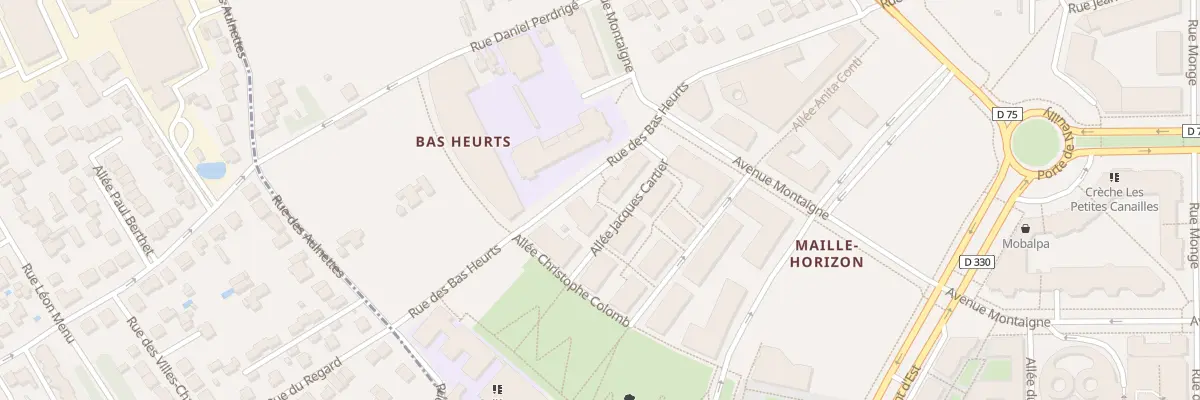 Plan du 9 Rue des Bas-heurts à Noisy-le-Grand