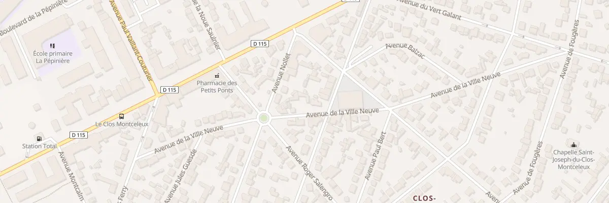Plan du 9 Av Nollet à Villepinte