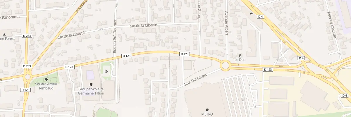 Plan du 34 Rue Fusilles de Chateaubriant à Chennevières-sur-Marne