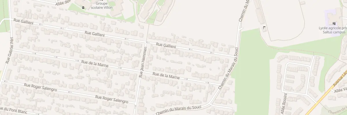 Plan du 80 Rue Galliéni à Sevran