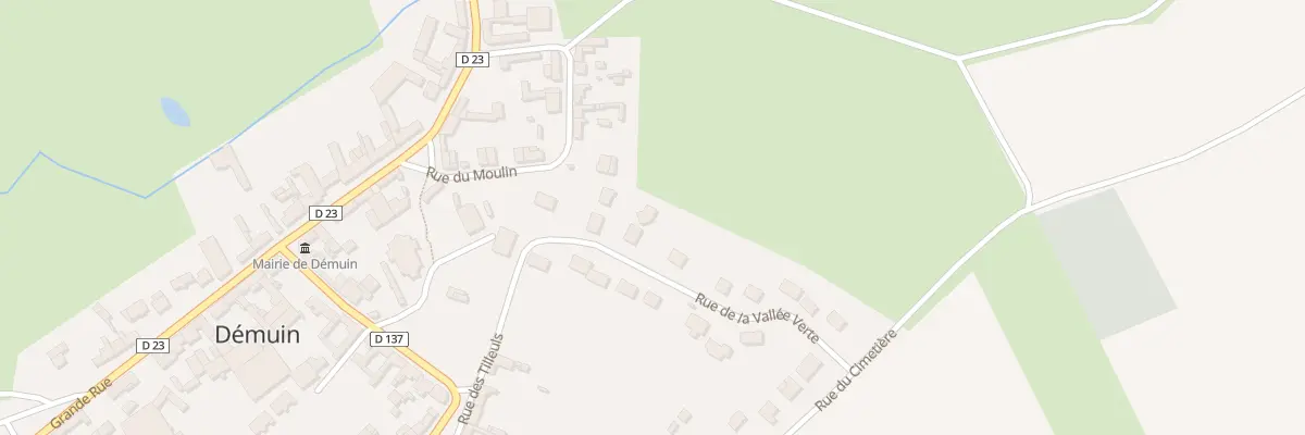 Plan du 5 Rue de la Vallée Verte à Démuin