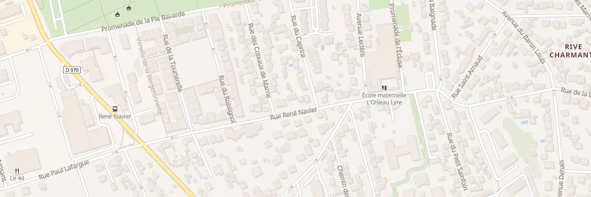 Plan du 28 Rue René Navier à Noisy-le-Grand