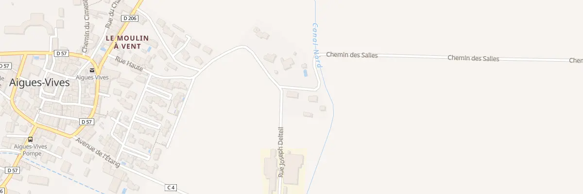 Plan du 7 Rue Joseph Delteil à Aigues-Vives