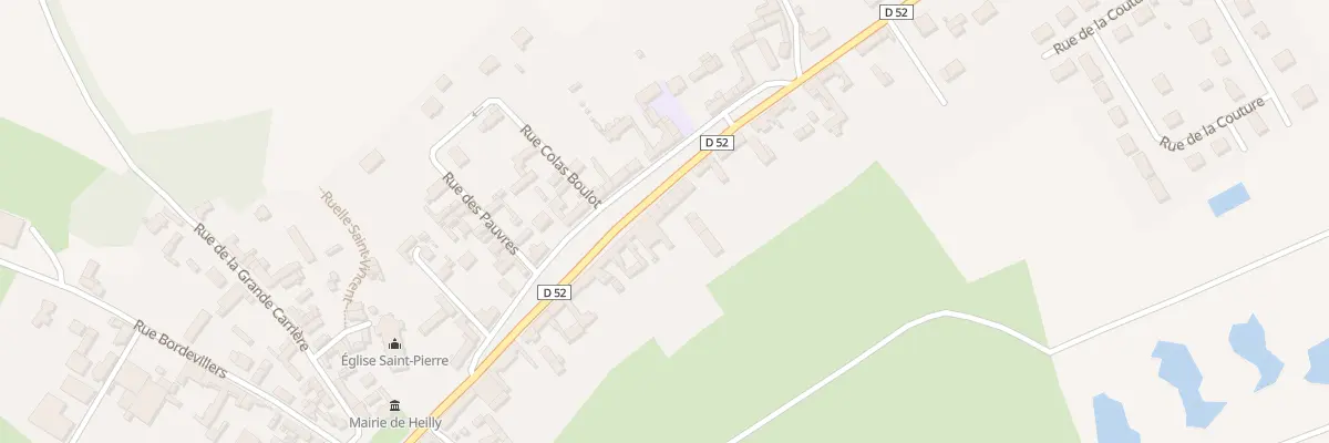 Plan du 30 Rue St Anne à Heilly