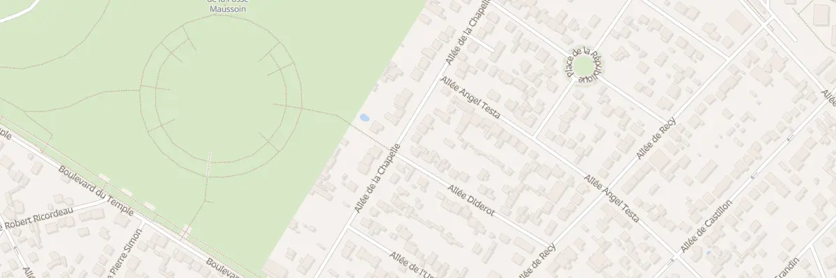 Plan du 60 All de la Chapelle à Clichy-sous-Bois