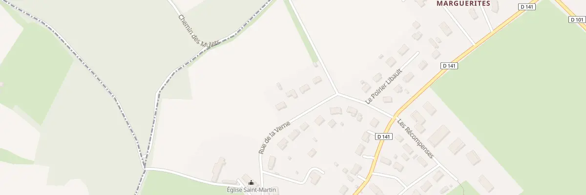 Plan du 19 Rue de la Verne à Colombiers