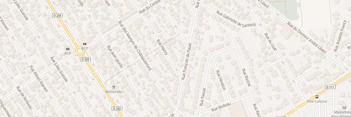 Plan du 6 Rue Henry à Ormesson-sur-Marne