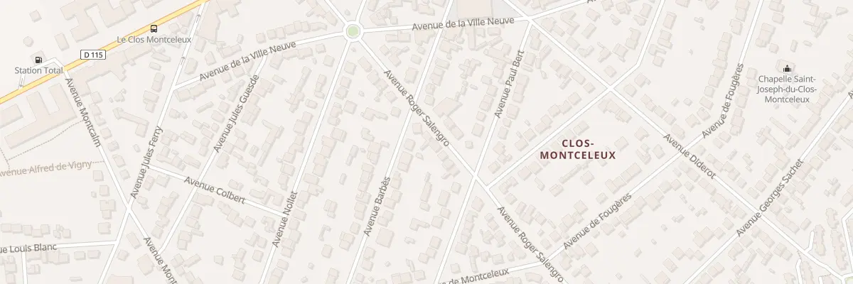 Plan du 28 Av Roger Salengro à Villepinte