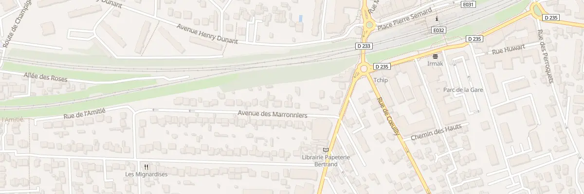 Plan du 12 Av des Marronniers à Villiers-sur-Marne