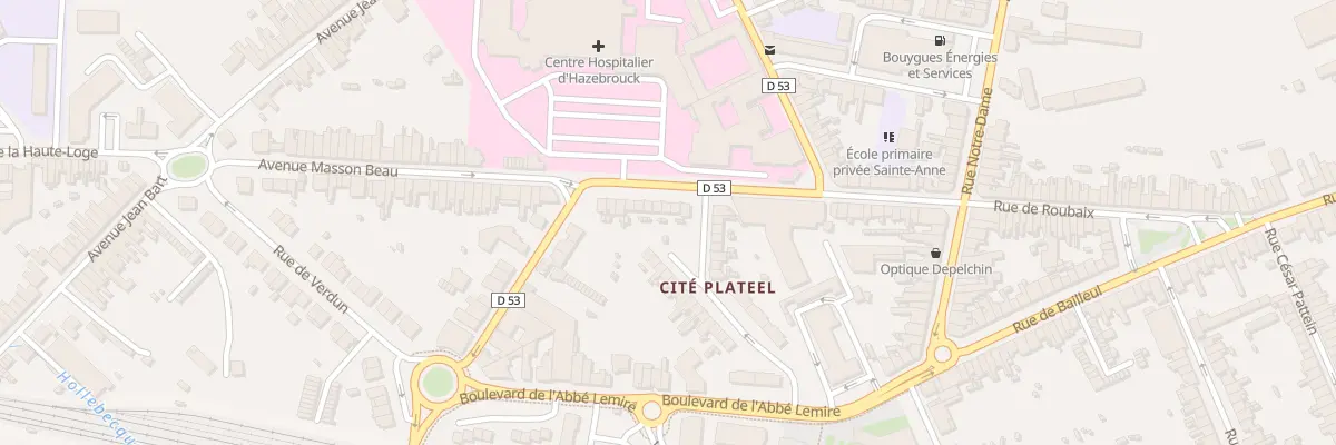 Plan du 72 Av Masson Beau à Hazebrouck